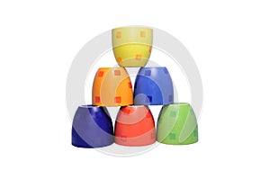 Pyramid of cups