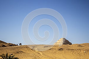 Pyramid Djoser at Saqqara near Cairo in Egypt