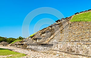 Pyramid at El Tajin, a pre-Columbian archeological site in Mexico