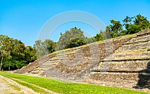 Pyramid at El Tajin, a pre-Columbian archeological site in Mexico photo