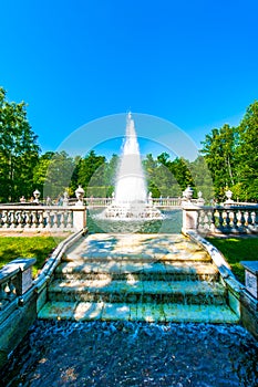 Pyramid Fountain in Peterhof