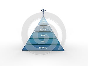 Pyramid of human needs