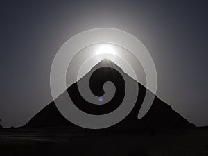 Pyramid of Kefren in Egypt