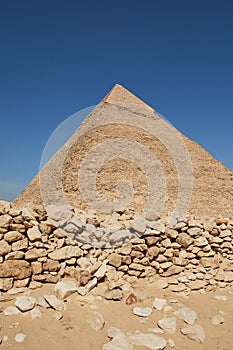 Pyramid of Khafre also read as Khafra, Khefren or of Chephren is the second-tallest and second-largest of the Ancient Egyptian photo