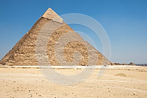 Pyramid of Khafre also read as Khafra, Khefren or of Chephren is the second-tallest and second-largest of the Ancient Egyptian