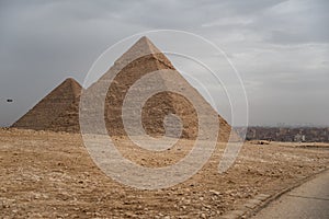 Pyramid of Khafre also read as Khafra, Khefren or of Chephren is the second-tallest and second-largest of the Ancient Egyptian