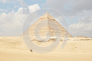 The Pyramid of Khafre at Giza, Egypt