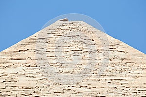 The Pyramid of Khafre at Giza, Egypt