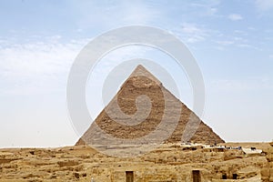 The Pyramid of Khafre in Giza, Egypt