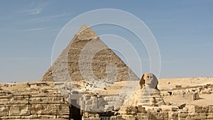 Pyramid of Khafre and the Great Sphinx of Giza