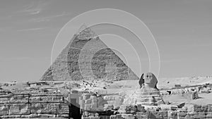 Pyramid of Khafre and the Great Sphinx of Giza