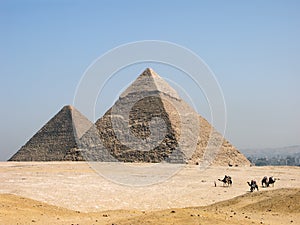 The pyramid of Khephren (Khafre)