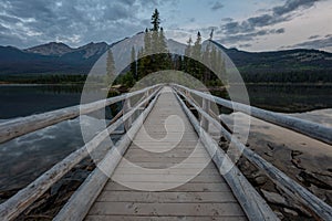 This is the Pyramid Lake bride that leads out to the Island in the middle of the lake