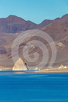 Pyramid Lake near Reno, Nevada in the fall