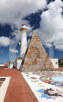 Pyramid and Lighthouse in Port Elizabeth