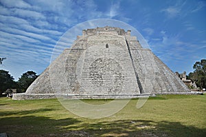 The Pyramid of the Magician, Uxmal, Yucatan Peninsula, Mexico.