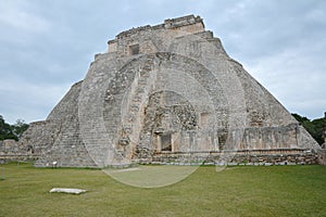 The Pyramid of the Magician, Uxmal, Yucatan Peninsula, Mexico.