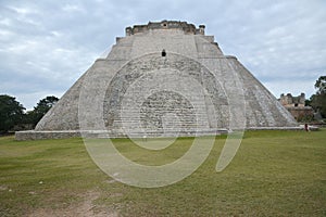 The Pyramid of the Magician, Uxmal, Yucatan Peninsula, Mexico.