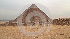 Pyramid of Menkaure. Cairo, Egypt.