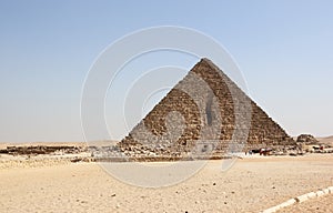 Pyramid of Menkaure, Giza, Cairo, Egypt.