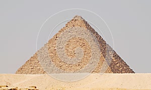 The pyramid of Micerinos in Cairo, Egypt photo