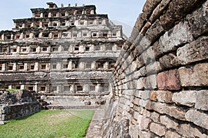 Pyramid of the Niches, El Tajin (Mexico) photo