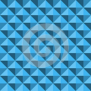 Pyramid relief seamless texture abstract blue pattern