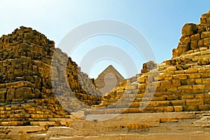 Pyramid ruins