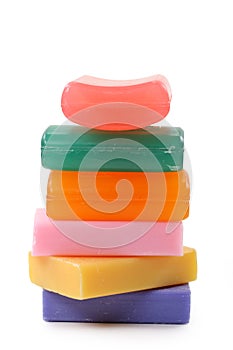 Pyramid of soaps