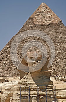 Pyramid and Sphinx