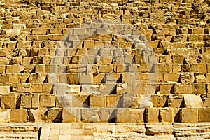 Pyramid stone blocks photo