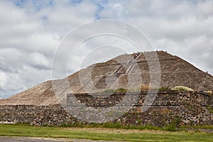 The Pyramid of the Sun at Teotihuacan, Mexico