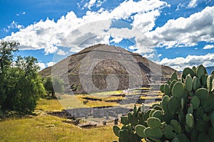 Pyramid of sun in Teotihuacan, mexico