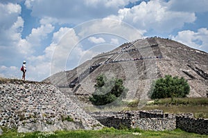 Pyramid of the Sun, Teotihuacan, Mexico photo