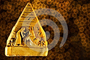 The pyramid is a symbol of human spiritual ascent. The pyramid is an architectural structure and a symbol of hierarchy existing in