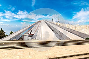 The Pyramid in Tirana, Albania