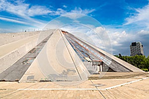 The Pyramid in Tirana, Albania