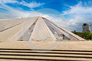 The Pyramid in Tirana, Albania