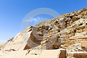 Pyramid of Unas, Egypt photo