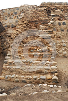 PYRAMIDE OF Aspero is a well-studied Late Preceramic site of peru ,the ancient Caral-Supe