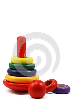 Pyramidion isolated on white