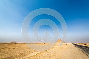 Pyramids at Dahshur, Egypt
