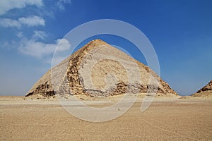 Pyramids in Dahshur, Sahara desert, Egypt