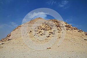 Pyramids in Dahshur, Sahara desert, Egypt
