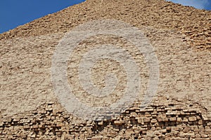 Pyramids in Dahshur, Sahara desert, Egypt