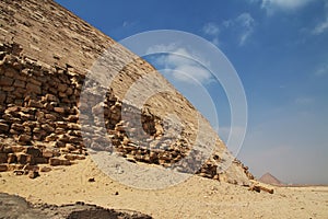 Pyramids in Dahshur, Sahara desert, Egypt