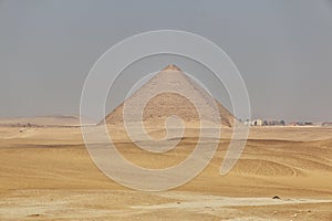 Pyramids in Dahshur, Sahara desert, Egypt