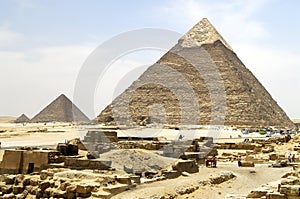 Pyramids in Giza