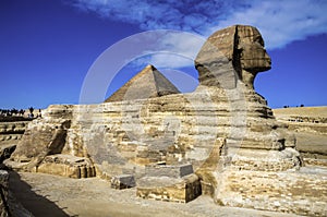 Pyramids of Giza. Cairo, Egypt.