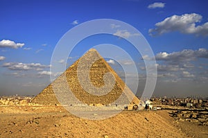 Pyramids of Giza. Cairo, Egypt.